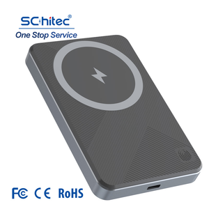 เครื่องชาร์จมือถือแบบพกพา Schitec Slim ความจุ 10000 มิลลิแอมป์ ชาร์จเร็ว 15W 20W วัสดุปลอดภัย อลูมิเนียมอัลลอย ทนความร้อน พาวเวอร์แบงค์ไร้สาย - Product Image 1