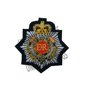 Bullion blazer hand made embroidered HS(RTC) Badge