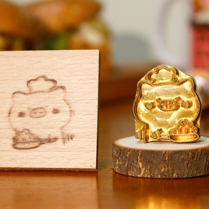 Custom Logo Wood Branding Iron Durable <b>Leather</b> Branding Iron BBQ Heat <b>Stamp</b> Wood Burning Metal <b>Stamp</b> on Wood Cake Paper Clothing - Product Image 3