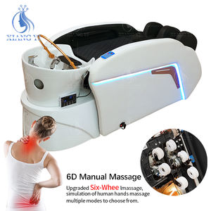 Évier de salon de lavage de cheveux de luxe, tête de massage électrique coréenne, lit de spa - Product Image 5