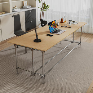 Bauhaus Style Birch <b>Desk</b> 160Cm Industrial Office <b>Computer</b> Workbench - Product Image 1