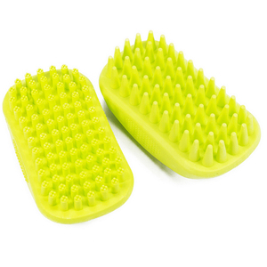 Cepillo de aseo para perros, champú para mascotas, baño, masaje calmante, peine de goma, cepillo de lavado para perros de calidad profesional, hogar de patas - Product Image 5