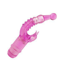 Aphrodisia Kristall-Stimulator Frecher Delfin TPE Wasserdichter Mehrstufiger Persönlicher Massagestab für die Vagina Batteriebetrieben