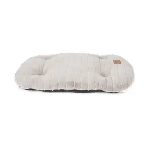 LS peppy Buddies Luxus Faux Kaninchen Streifen Fell kuscheln Haustier Kissen Hunde bett Matte mit Anti-Rutsch-Boden für den Winter