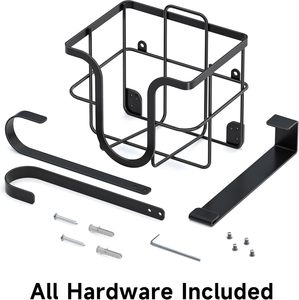 Bàn ủi treo tường, với giỏ lưu trữ và móc có thể tháo rời, giá đỡ sắt bằng thép không gỉ cho phòng giặt ủi - Product Image 5