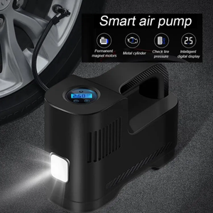 <span class=keywords><strong>Mini</strong></span> Inflador de neumáticos portátil automático digital de <span class=keywords><strong>12V</strong></span> y <span class=keywords><strong>compresor</strong></span> de aire de coche para un fácil bombeo de neumáticos - Product Image 2