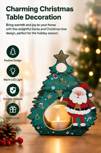 Caja de Regalo Navideña en Forma de Árbol Verde, Cartón Resistente, Ventana Transparente, Colores y Diseños Personalizados para Regalos de Navidad - Product Image 5