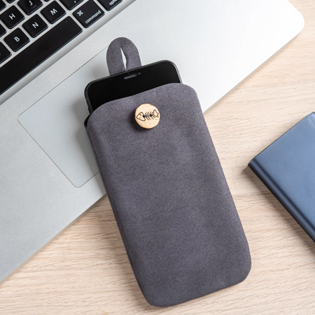 Creative Microfiber Power Bank Bag Portable Power Bank Charger Holder Gift Power Bank Pouch