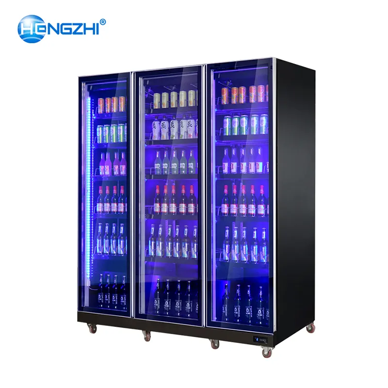 Réfrigérateur à boissons avec porte en verre congélateur à boissons commercial équipement de réfrigération
