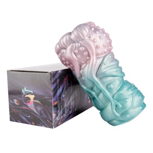 GEEBA Silicone Animal Style Male <b>Masturbator</b> Cup Realistic Vaginas Simulation Men Prostate Massage Pocket Pussy Sex Toys - Product Image 5