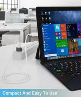 Schitec, gran oferta, aleación de aluminio, adaptador USB a USB C, transferencia de datos de sincronización de carga, convertidor de cargador tipo C hembra a macho para