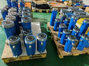 DEELEAP <b>Hydraulic</b> Ram Corrosion Resistant 50 Ton Double Acting Telescopic Cylinder Jack Lifting <b>Tool</b> Non-Magnetic Piston 1 Year - Product Image 5
