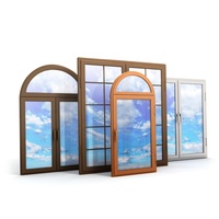 Ventana de Aluminio con Doble Vidrio Insonorizado y Marco Arqueado