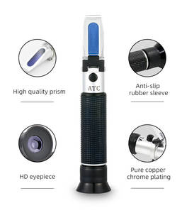 Fruit Bière Miel Point de congélation Baume Wort Analyseur de teneur en alcool Salinité Brix Meter Réfractomètre <span class=keywords><strong>portable</strong></span> Bon prix - Product Image 2