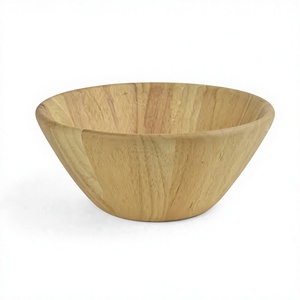 Vente en gros BRUSHSTROKE BLISS Bol à fruits en bois fait main, écologique, durable, léger, compatible congélateur, four et micro-ondes, pour les fêtes - Product Image 1