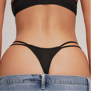 Lencería Sexy para Mujer, Tanga de Encaje Suave y Atractiva, Talla Grande - Product Image 1