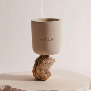 AIKUN - Vela Aromática de Cera de Soja Hecha a Mano, en Envase de Cerámica Personalizado, con 100% Cera de Soja, Embalaje para Regalo - Product Image 2