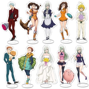 Sept <span class=keywords><strong>péchés</strong></span> <span class=keywords><strong>capitaux</strong></span> Sin Wrath Meliodas Hawk Anime périphérique acrylique Transparent personnage Silhouette Standee décoration de bureau - Product Image 1
