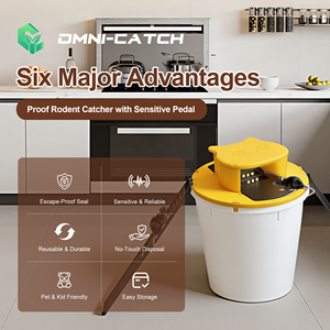 Оптовая продажа с завода: Многоразовая двухканальная приманочная станция для крыс из АБС-пластика, экологичная ловушка для грызунов, прочная и долговечная коробка для борьбы с вредителями - Product Image 4