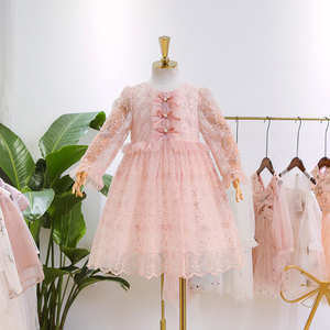 Envío Directo de Productos para Bebés a España, Bonito Vestido de Fiesta para Niñas con Blusas, de Fábrica de Ropa Infantil en China - Product Image 3