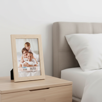 Cadre photo en MDF personnalisable de style moderne, léger et de haute qualité pour la maison, le bureau et les usines étrangères