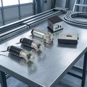 Motor de Accionamiento PMDC para Operador de Puerta Automática, Sistema Compacto para Puertas Elevadoras en Aplicaciones Industriales - Product Image 3