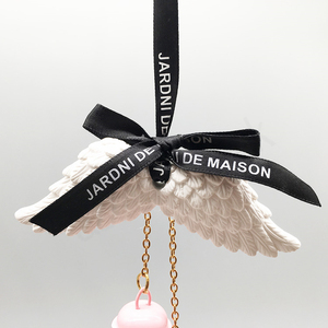 Nhà Sản Xuất Trực Tiếp Góc Cánh Hình Mặt Dây Chuyền Trang Trí Nơ Hương Đá Hun Khói Hương Liệu Đá Khuếch Tán - Product Image 5