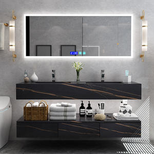 1500MM Modern Design Full Set Solid Wood Double Sink Vanity <strong>Bathroom</strong> - Product Image 2