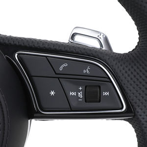 <span class=keywords><strong>Volant</strong></span> en cuir semi-perforé personnalisé <span class=keywords><strong>S</strong></span> <span class=keywords><strong>Line</strong></span> pour <span class=keywords><strong>Audi</strong></span> A3 8V A4 A5 A6 A7 B7 B8 B8.5 S3 S4 S5 B9 C7 RS5 Q5 Q7 TTRS - Product Image 4