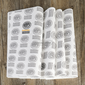 Impressão Flexográfica Personalizada Tamanho Personalizado e Papel Padrão Papel De Embrulho De Alimentos Papel De Hambúrguer para Sanduíche - Product Image 5