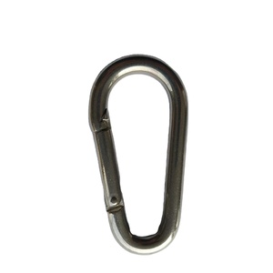 Mosquetón <span class=keywords><strong>de</strong></span> Acero Tipo Huevo con Acabado Liso para Bomberos - Product Image 1