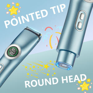 Sicherer und schmerzloser Gesichts- und Körperhaarentferner, Doppelkopf-Trimmer für Gesicht, Bikinizone, Achseln, wasserdichter Damen-Elektrorasierer, Epilierer - Product Image 6