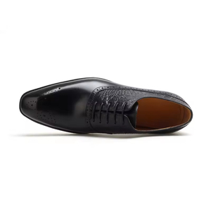 Chaussures de mariage pour hommes 2026, respirantes, souples, légères, sur mesure, en cuir véritable, à enfiler, pour le bureau et la carrière - Product Image 4