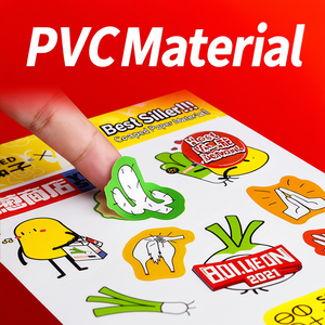 Custom Color Printed Copper Plate Die Cut Adhesive Waterproof Stickers DIY Cartoon Stickers for Company <strong>Logo</strong> Design - Product Image 4