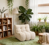 Fauteuil paresseux individuel en velours, tendance créative et populaire, pour salon, chambre et balcon