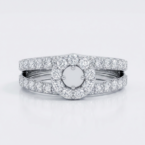 Anillo de Compromiso y Boda Romántico para Mujer, en Oro Sólido de 14K, con Diamante Cultivado en Laboratorio y Corte en Pera, Certificado por IGI, Moderno - Product Image 1