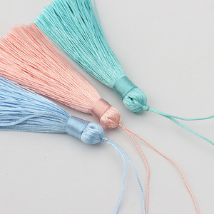 Phụ kiện tóc tua rua hạt cườm bán chạy nhất 8CM, bookmark tua rua, mặt dây chuyền bookmark, trang sức tua rua polyester - Product Image 3