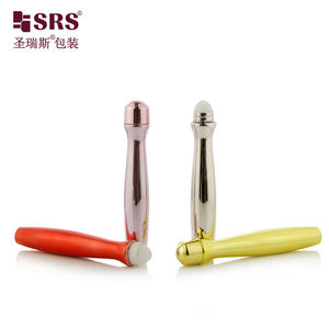 SRS8447(P)-15ML Vide Rose Or Sous Eye Roller Bouteille <span class=keywords><strong>pour</strong></span> Eye Serum Dark Circle Réducteur Cosmétique Emballage - Product Image 4