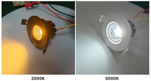 Benory ไฟดาวน์ไลท์ LED 8W 24V 2000-6000K CCT DT8 Dali KNX Tuya WiFi dimmable RGBW Dmx512 loxone Smart cob ไฟดาวน์ไลท์ - Product Image 5