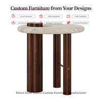 Hollow Layer Storage Decorative Coffee Table Modern Light Luxury Wooden Stable Metal Support Frame Custom Square Shape Living