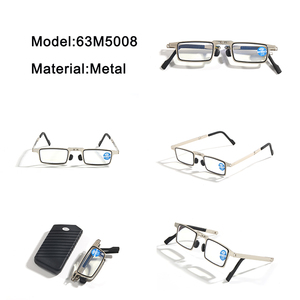 Custom Fashion Ultrathin Metal Anti Blue Light Foldable Readers Lunettes De Lecture Portable Pocket Folding <strong>Reading</strong> <strong>Glasses</strong> - Product Image 6
