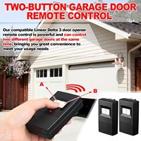 Télécommande de porte de garage 310 MHz, 2 boutons, 8 commutateurs DIP, ouvre-porte, émetteur universel de remplacement pour DTA DTD DTC DNT00002A