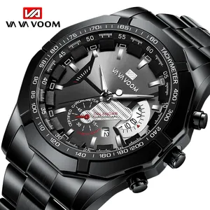 VAVAVOOM Fashion Business Wristwatch Montre Homme Male Watch Men Waterproof Casual Quartz Men's Watches Clock Relogio Masculino