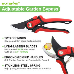 SUNSHINE Gardening Hand <strong>Pruner</strong> Pruning Scissors Sharp Resistant Precision 8 Inch Garden Pruning Shears Tree Trimmer Hand <strong>Pruner</strong> - Product Image 3