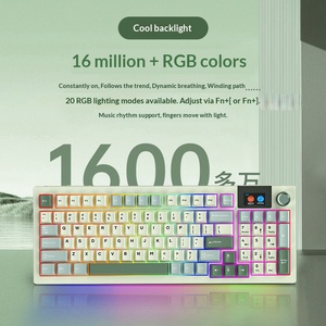Tri Mode Hot Swappable Mechanical Keyboard Bluetooth Wireless Gaming <b>Office</b> <b>Computer</b> Keyboard - Product Image 4