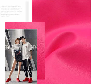 गर्म बिक्री 2020 फैशन नीयन भेड़ बनावट पु सिंथेटिक अशुद्ध चमड़े के लिए जूते और हैंडबैग - Product Image 6