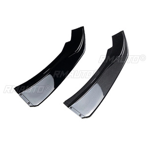 For BMW 2 Series F22 F23 220i 225i 228i 2014-2019 Base Model Front Bumper Lip <b>Splitter</b> Diffuser Spoiler Carbon Fiber Look - Product Image 5