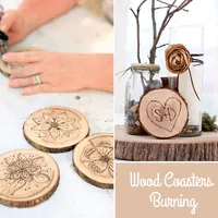 Hot Sale 3-12cm Natural Pine Runde unvollendete Holz scheiben Kreise mit Baumrinde Log Dics Diy Craft für rustikale Hochzeits feier