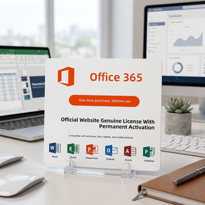 Nouvelle licence authentique Microsoft <span class=keywords><strong>365</strong></span> <span class=keywords><strong>Office</strong></span> à vie pour Mac, <span class=keywords><strong>clé</strong></span> d'<span class=keywords><strong>activation</strong></span> Word, Excel, PowerPoint, version globale, livraison instantanée, usage professionnel - Product Image 1