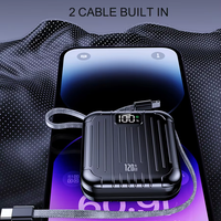 Nouveau produit 10000/20000mAh Mini Slim Portable PD22.5W chargeur d'affichage LCD de batterie externe de charge Super rapide avec câbles de charge